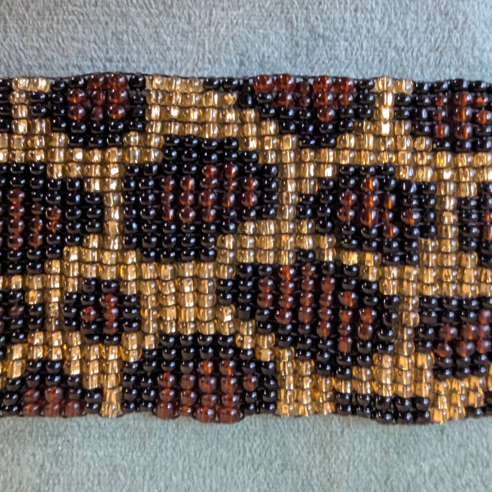 Unique Leopard Print Beaded Bracelet - image 5